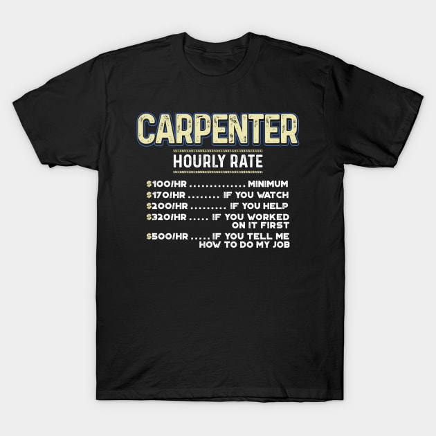 Carpenter T-Shirt by Andreeastore  